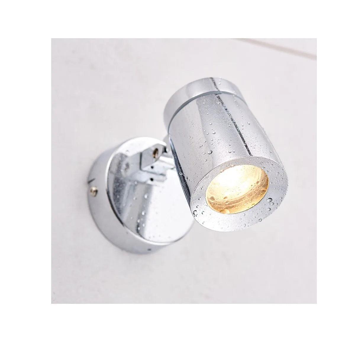 Knight Polished Chrome Bathroom Single LED Spot Light 5Watt – Ledison ...