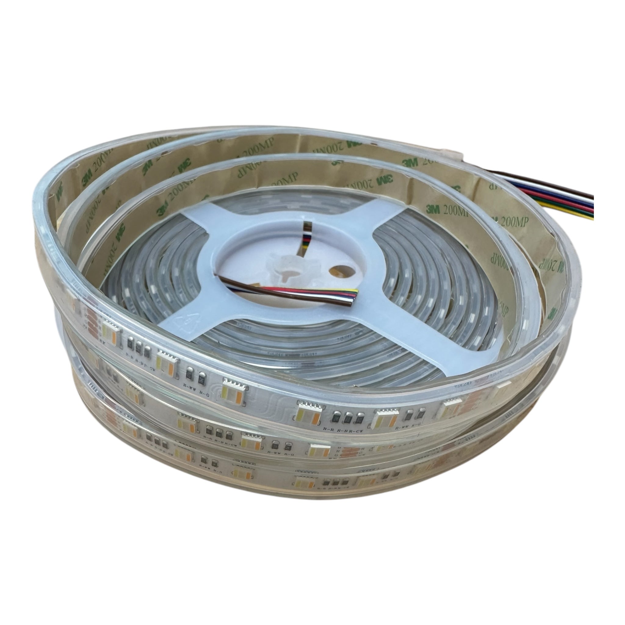 LED Strip Light IP67 Water Proof RGBWW 5 in 1 5m/Roll 24V Multicolour