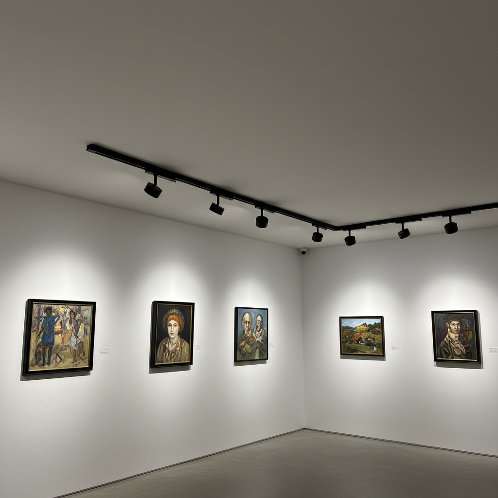 Track Lighting Set 3x 10W LED Spotlights with 1M Rail Black Extendable Ceiling 4 wire 3 phase