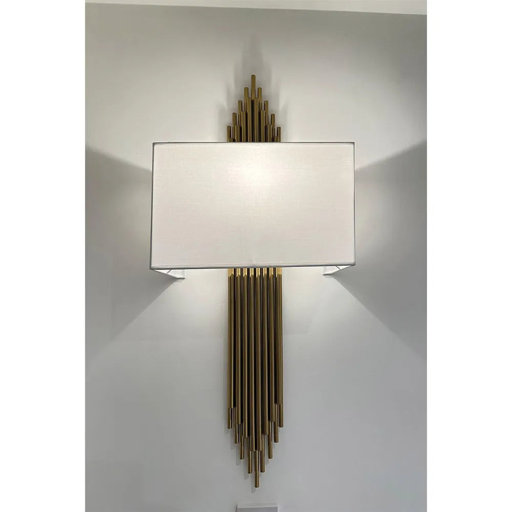 Lavenham Luxurious Wall Light Gold Finish 6W LED Bulb