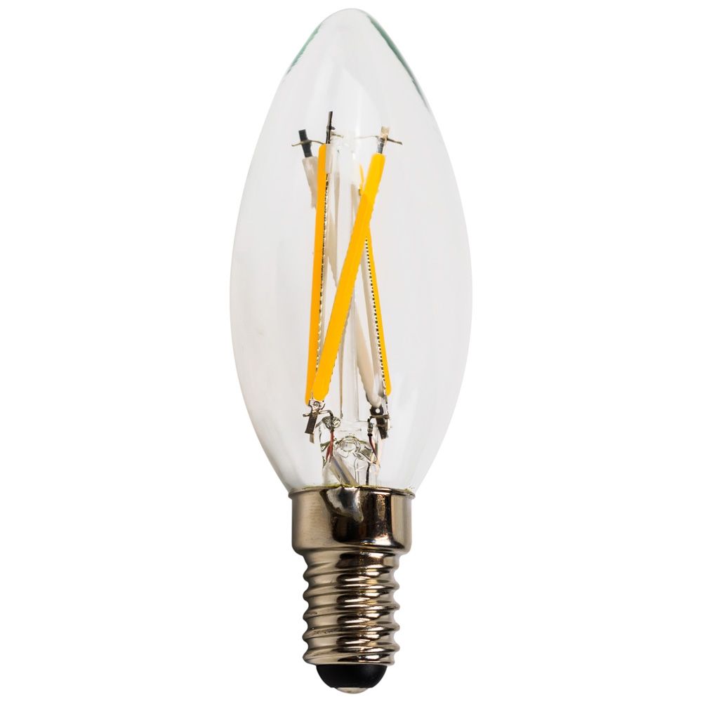 LEDISON Filament LED Candle 6W E14 2700K Warm White