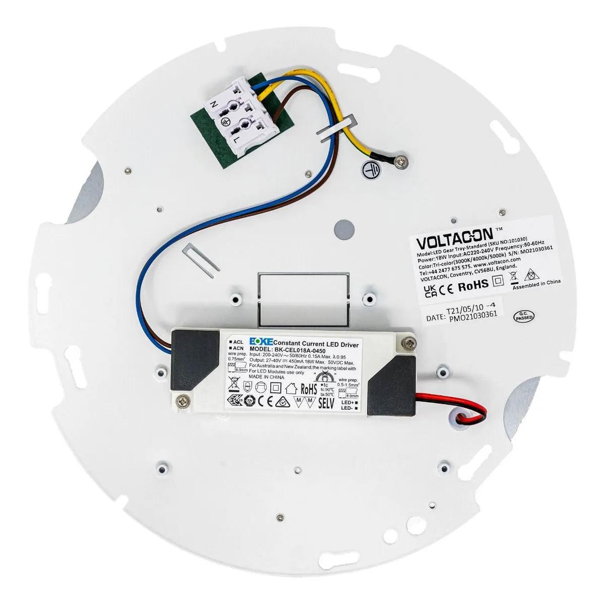 Led Module Tray LED Gear Tray Light Retrofit 18Watt - Standard ON/OFF - Tri Colour ...