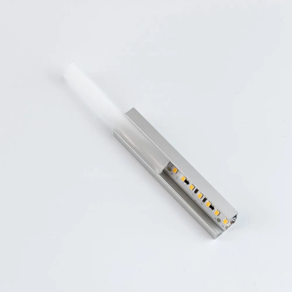 LED Aluminium Profile Corner 1M for LED strip light with opal cover