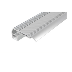 LED Aluminium Stair Nosing Profile with Anti-Slip and Integrated Step Lighting