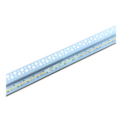 LED Recessed Drywall Profile for Corner Closing - Flange at the Top (1 metre)