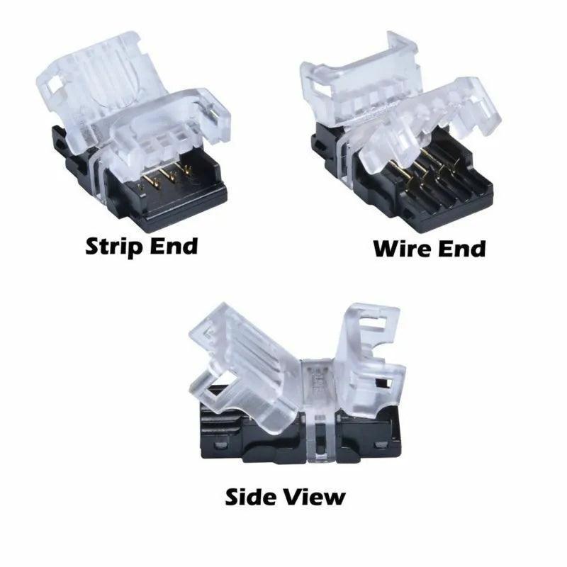 LED Strip Connector. Board to Wire. 10mm - 12mm – Ledison Lighting