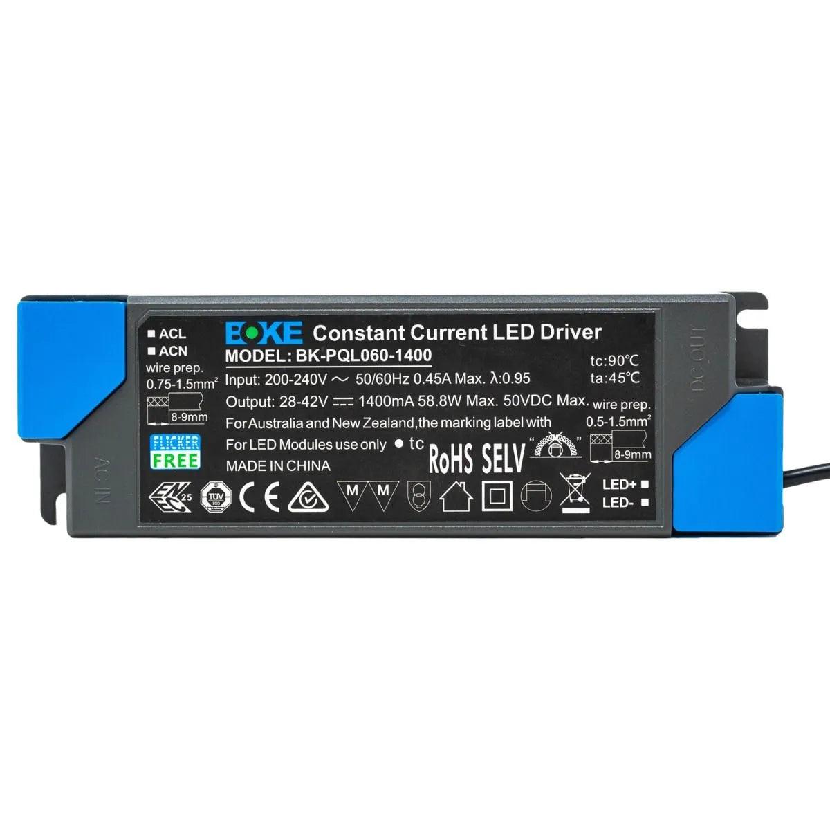 BOKE LED Driver 60W. Constant Current Non-Dimmable – Ledison Lighting