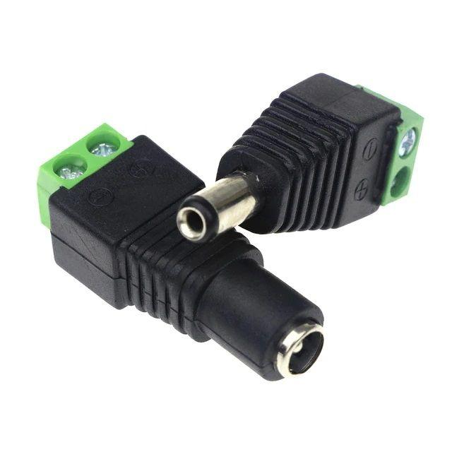 thumbnail image 2 of 14AWG 30cm Male-Female DC Power Connector Cable For LED Strip Lights (2-Pin) 2 of 6