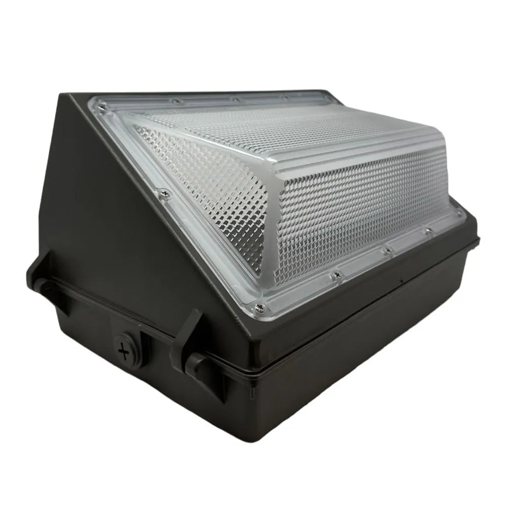 Wallie LED Wall Fixture 75W. IP65, Outdoor Security Lighting. Grey