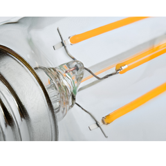 LED Filament Retro Light Bulb 8W Warm White Dimmable E27 Glass Classic Ledison