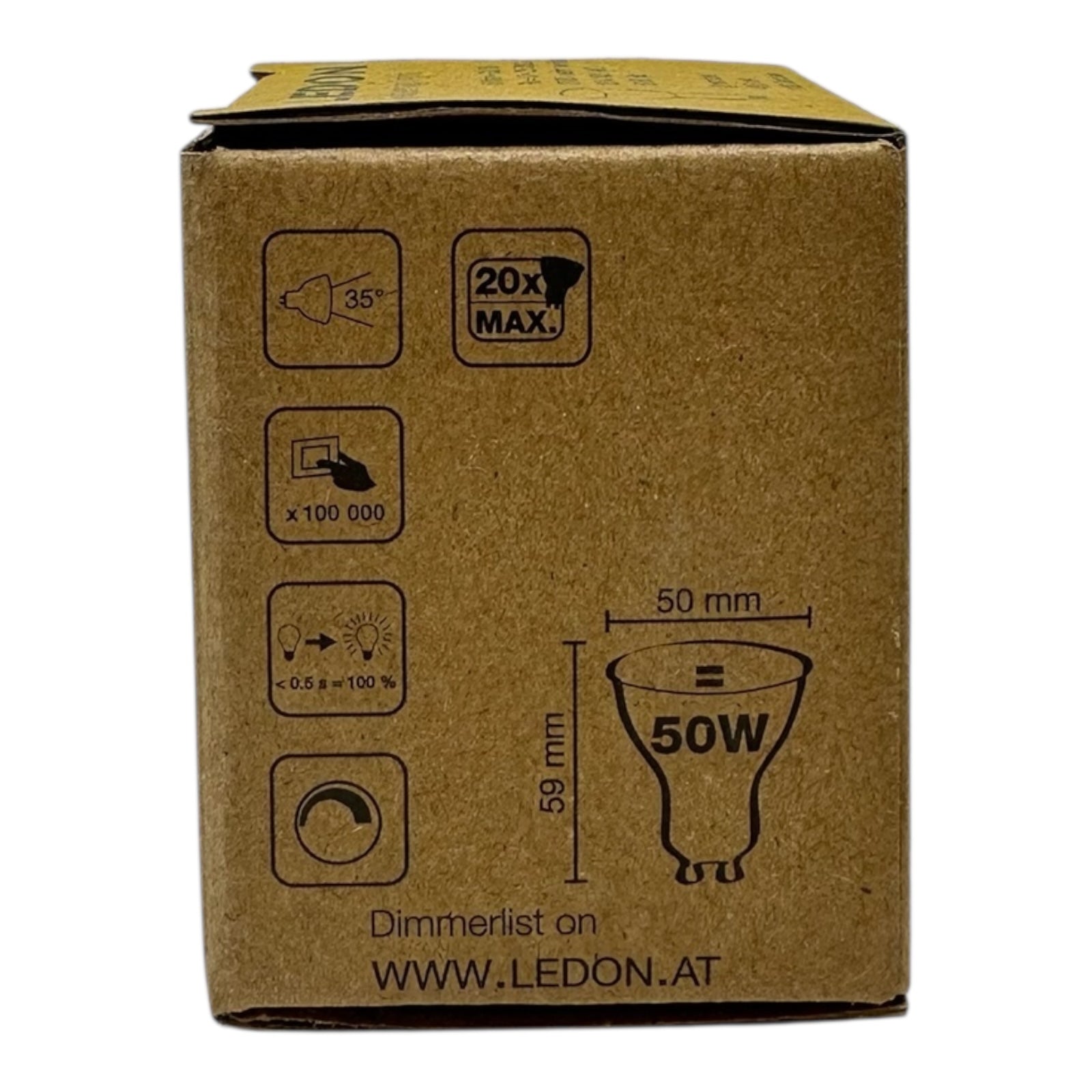 Ledon LED GU10 Spot Light 6W 2700K Warm White Dimmable Energy Saving Long Life