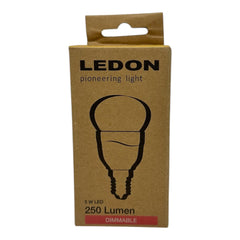 LEDON P45 Dimmable Bulb E14 Warm White 2700K 5W