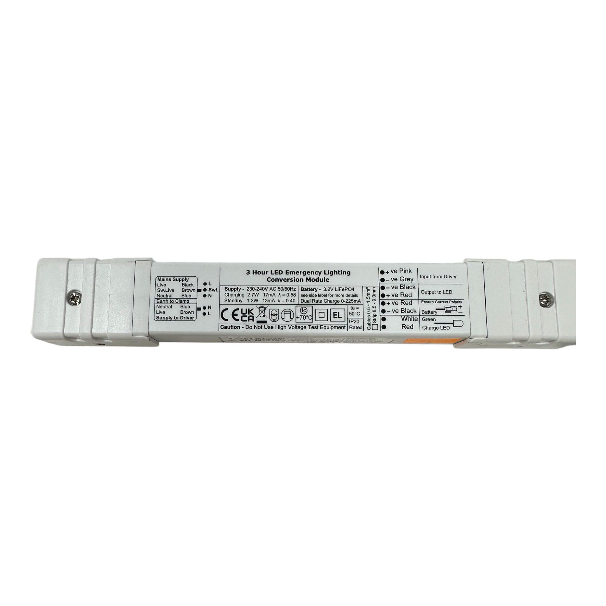 Liteplan LED Emergency Conversion Pack, Remote Installation, LiFePO4 Battery, NLP/1S/80/TP40