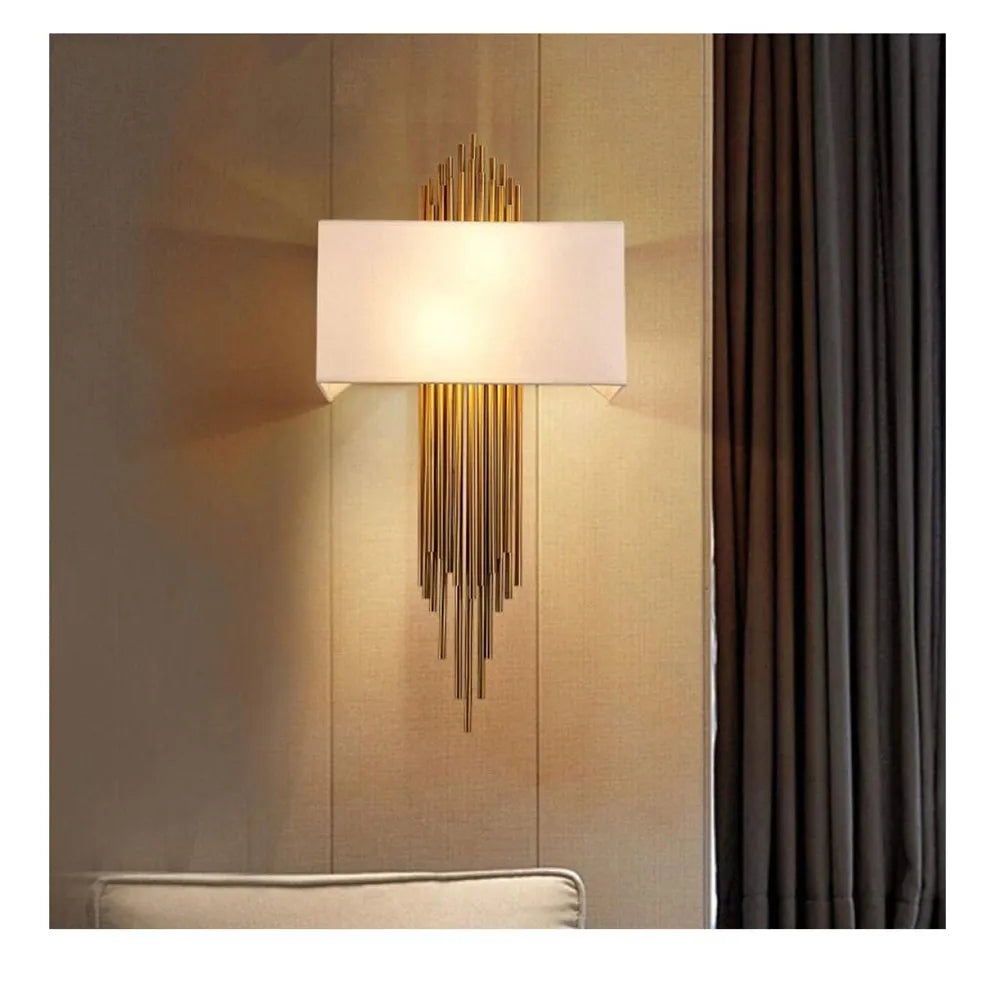 Lavenham Luxurious Wall Light Gold Finish 6W LED Bulb