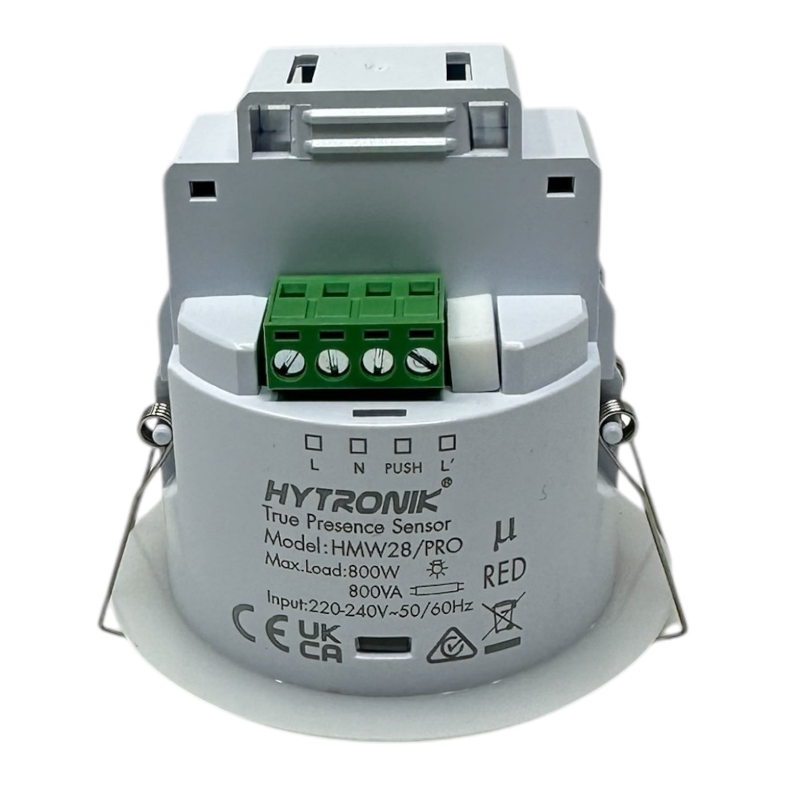 Hytronik Microwave Motion Sensor Ceiling 360 Degree Occupancy Light Switch HMW28 Flush-mounted