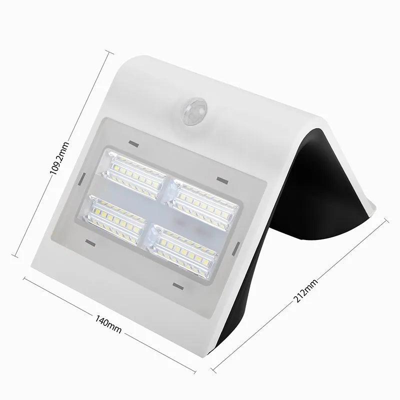 Mini-Specter LED Solar Powered Garden Light 3.2Watt PIR Sensor (White ...