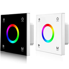 RGB LED Dimmer Switch - Touch Glass Panel