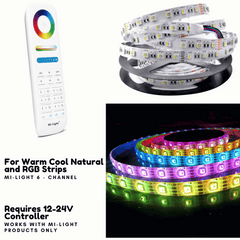 Mi-Light 6 Zone RGB + CCT Remote Control FUT089S for LED Strips Dimming