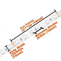 LED Strip Light 5 in 1. RGBWW Warm White & Cool White 5 Meters Kit