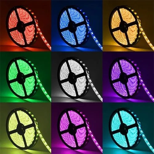 RGB Colour LED Strip Kit. 5 Meter Roll. 13.3W/meter