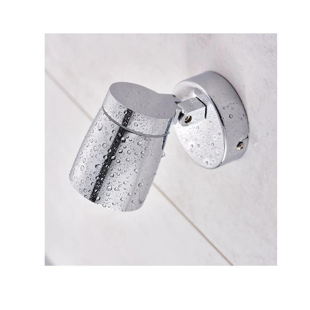 Knight Polished Chrome Bathroom Single LED Spot Light