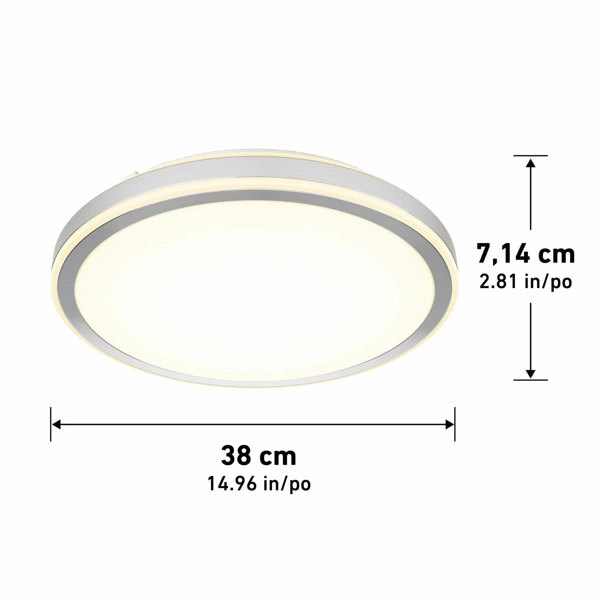 Artika Altitude LED Ceiling Light Fixture 35Watt Tunable Colour