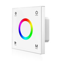 RGB LED Dimmer Switch - Touch Glass Panel