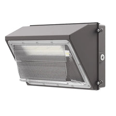 Wallie LED Wall Fixture 75W. IP65, Outdoor Security Lighting. Grey