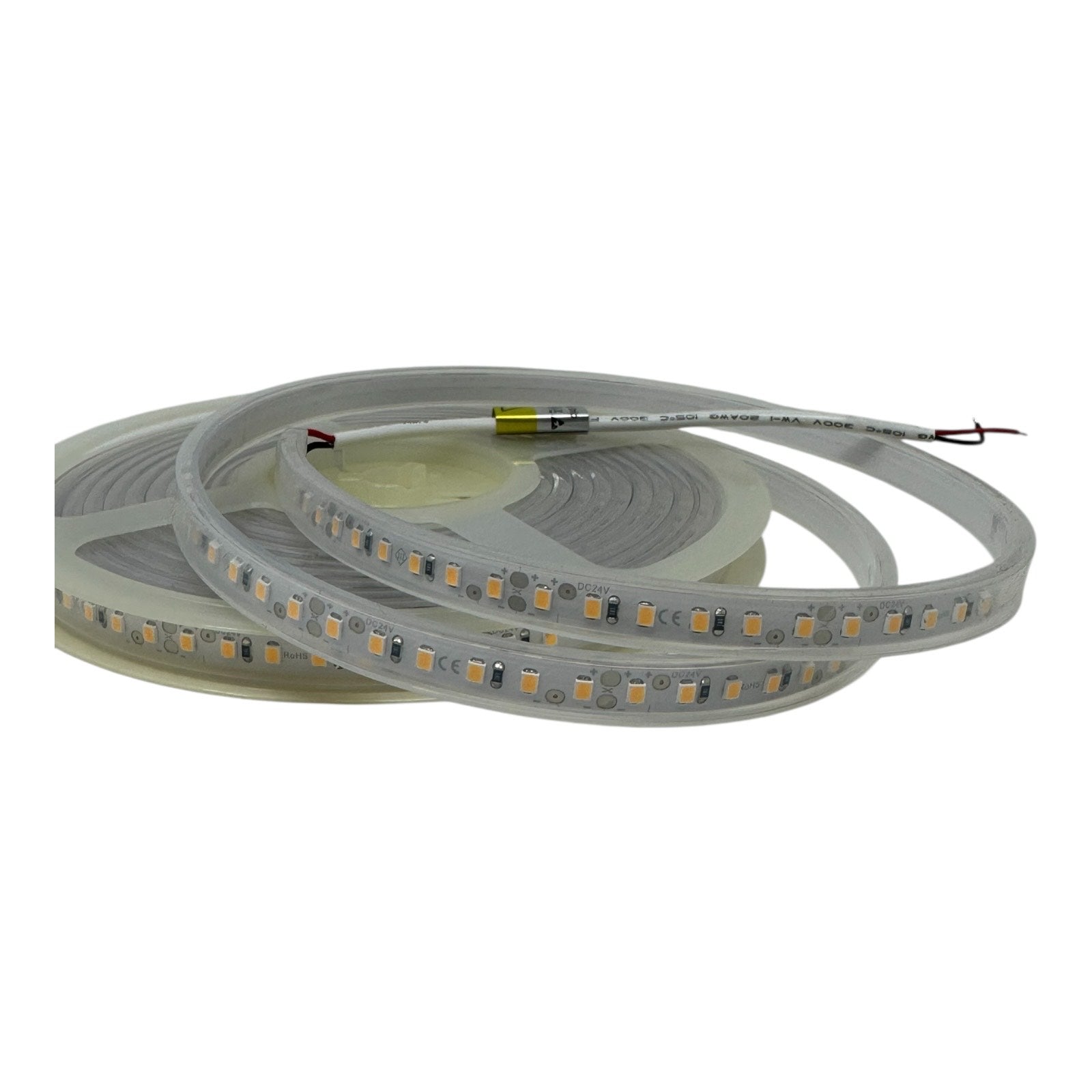 LED Strip Lights 220V 5050 SMD IP67 Waterproof Tape Rope Warm White