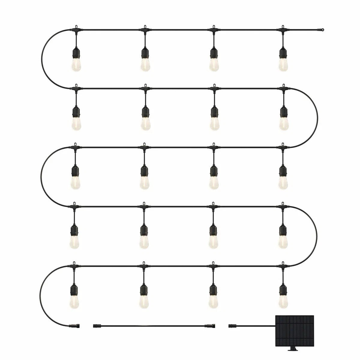 Artika Eclipse Solar 20 LED String Lights 12.8m Solar & USB-C Remote Control