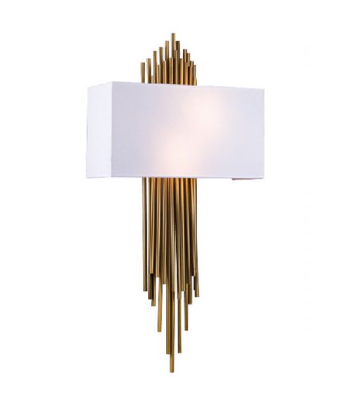 Lavenham Luxurious Wall Light Gold Finish 6W LED Bulb