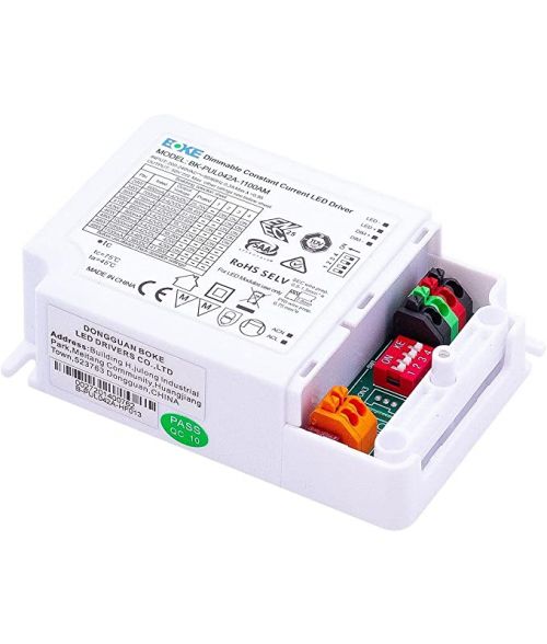 BOKE Dimmable 1-10V Constant Current LED Driver 42W